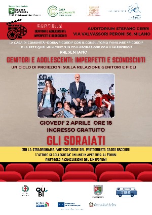 Genitori e adolescenti: imperfetti e sconosciuti - proiezione "Gli Sdraiati"