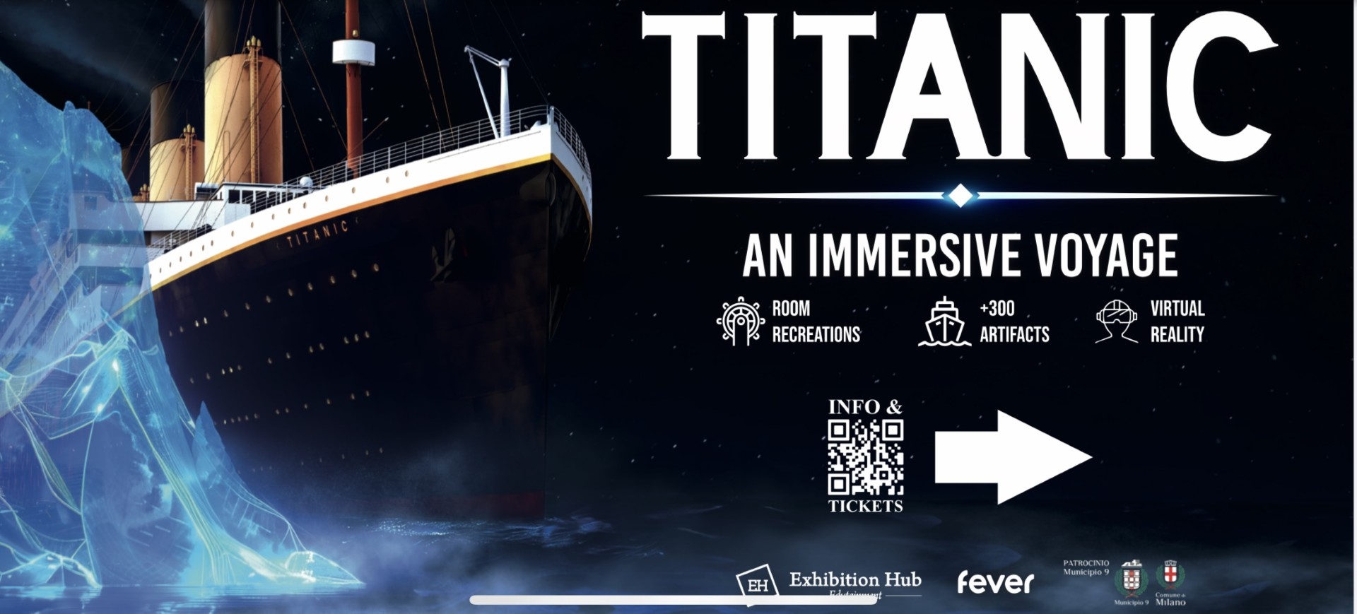 “Titanic: An Immersive Voyage”, la mostra dedicata al grande transatlantico