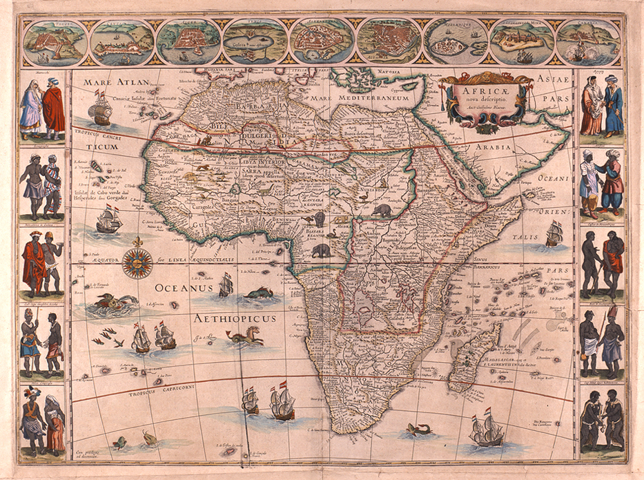 Willem Janszoon Blaeu, Africae nova descriptio. Amsterdam  W. J. Blaeu, 1630